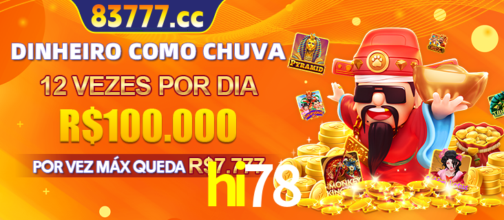 Banner do programa de recompensas Recomende para amigos do hi78, detalhando os bônus por convidar amigos, com prêmios que chegam a R$288.888.