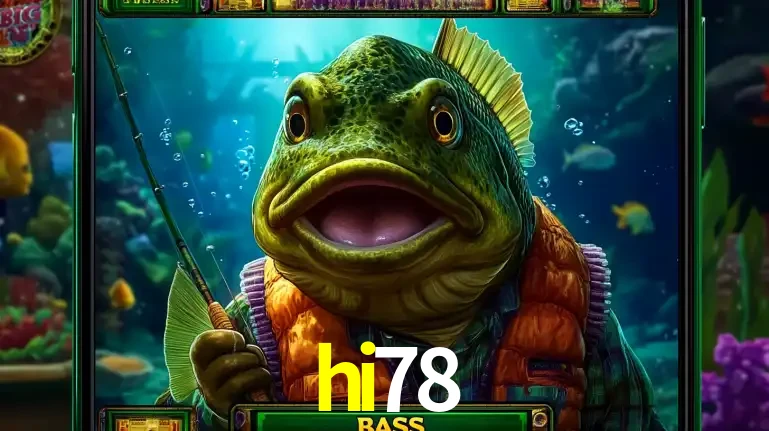 Personagem de peixe pescador do popular jogo de slot com tema de pescaria, uma das emocionantes opções de caça-níqueis para jogar e ganhar no cassino hi78.